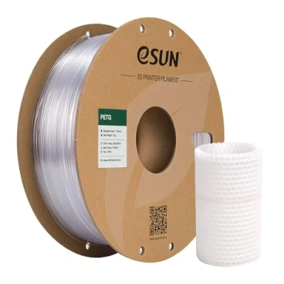 Imagen de eSUN Filamento PETG 1.75mm, Impresora 3D PETG, Precisión Dimensional +/ 0.05mm, 1KG Carrete (2.2 LBS) para de Impresión 3D, Natural