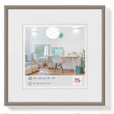 Imagen de walther design KV010D New Lifestyle marco de fotos plástico, 10x10 cm, acero