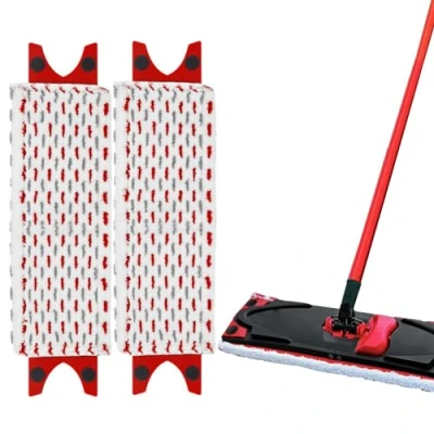 Imagen de WinGluge 2 Piezas Recambio Fregona para Vileda Ultramax, Paño de Repuesto Mopa Microfibra, Recambios Lavable en la Lavadora, Fregar Suelos, Atrapa Fácilmente Suciedad