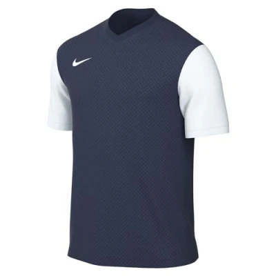 Imagen de Nike M Nk DF Tiempo Prem II JSY SS Sweatshirt, Navy/White, Men&#039;s