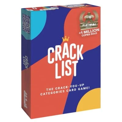 Imagen de CRACK LIST YAQUA Card Game Categorías I Family Party for Kids &amp; Adults Edades 10+ 2 8 Players 30 Minutes Playing Time