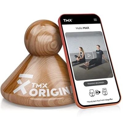 Imagen de TMX ORIGINAL TRIGGER, Masajeador para auto tratamiento de puntos gatillos grupos musculares grandes, madera auténtica natural