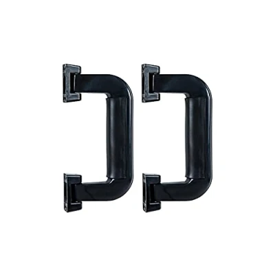 Imagen de HMF 14971 02 Asa de plástico para maleta, 2 unidades, 16,5 x 7,5 cm, color negro