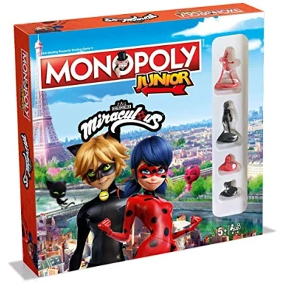 Imagen de Winning Moves Miraculous Monopoly Junior Board Game English Version