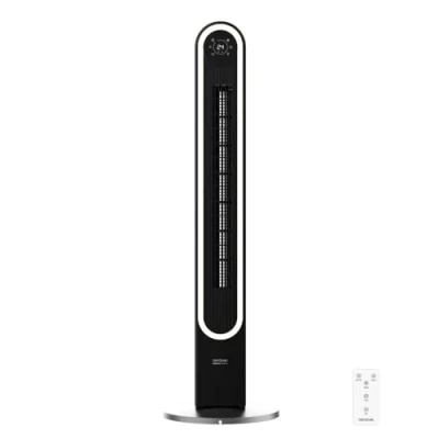 Imagen de Cecotec Ventilador de Torre EnergySilence 9090 Skyline Smart Light 42&quot;, 65 W, Luz LED, Pantalla LED táctil, Mando a distancia, 6 velocidades y 3 modos, Oscilación 150º, Temporizador