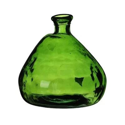 Imagen de NATURAL LIVING Mila Jarron Esmeralda 10L EN Vidrio Reciclado D33CM X H33CM