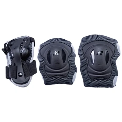 Imagen de K2 Skates 30E1416 Performance M Pad Set Accesorios de Proteccion, Negro/Antracita, XL