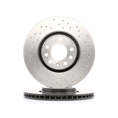 Imagen de BREMBO XTRA LINE 09.9369.1X Disco de freno 308 25 5 perforado/ventil. int. revestido altamente carbonizado OPEL: Astra H Hatchback, Corsa D Hatchback
