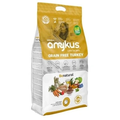 Imagen de Amykus Grain Free Turkey Pienso sin Cereales de Pavo, para Perros Adultos (3 kg)