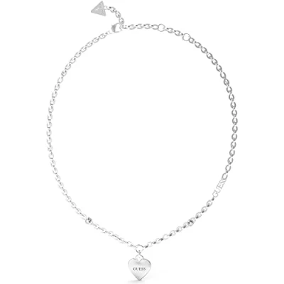 Imagen de GUESS All You Need Is Love Mujeres Collar Plata JUBN04216JWRHT U