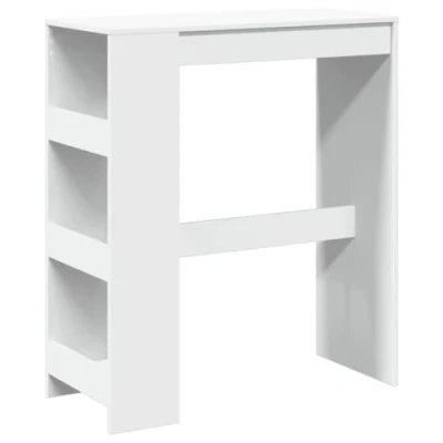 Imagen de vidaXL Mesa Alta con estantes Madera ingeniería 90x40x103,5 cm