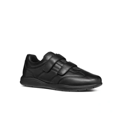 Imagen de Geox Basket CUIR Zapatillas, Hombre, Talla: 40, Noir Zapatos
