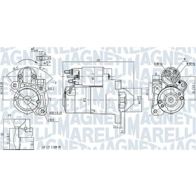 Imagen de MAGNETI MARELLI 063721273010 Motor de arranque 12 1,4 RENAULT: CLIO 2, MEGANE Kangoo I Express, NISSAN: MICRA 3, Almera 2 Limousine