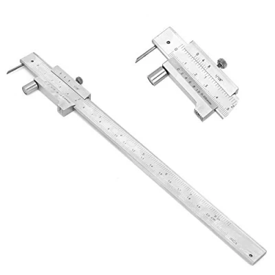 Imagen de Pie de Rey Calibrador a Vernier, 0 200 mm Regla Calibre Portátil Acero Inoxidable, Trazador para Operación en Exteriores