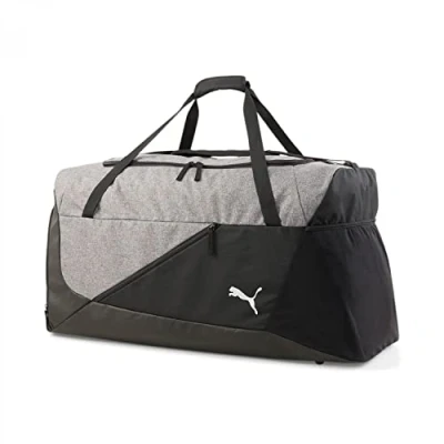 Imagen de PUMA teamFINAL Teambag S Bolsa de Deporte, Unisex Adulto, Black Medium Gray Heather, Talla única