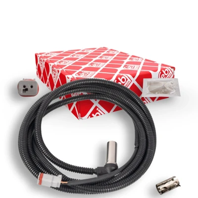 Imagen de FEBI BILSTEIN 171175 Sensor de ABS Eje trasero izquierda, trasero, derecha con grasa, casquillo 1250 3030