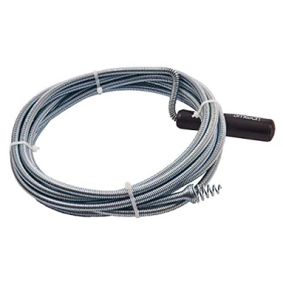Imagen de Amtech S1895 Desbloqueador de tuberías desagüe Flexible, Plata, talla única