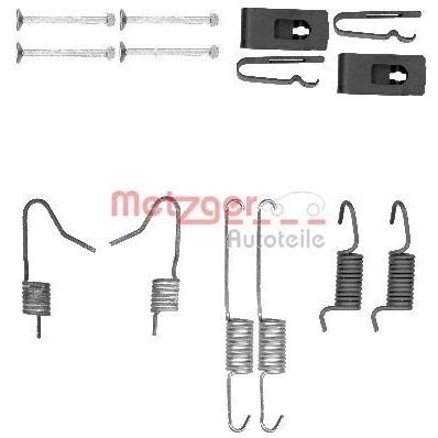 Imagen de METZGER 105 0898 Juego de accesorios, zapatas freno estacionamiento TOYOTA: Avensis II Station Wagon, RAV4 III SUV, Berlina