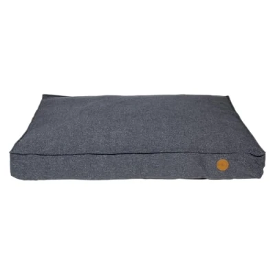 Imagen de JACK AND VANILLA Cama ortopédica para Perros JV Hampton Cesta con articulaciones frágiles Gris Oscuro, M, 80 x 60 15 cm