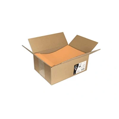 Imagen de Clairefontaine 7061C Caja de 200 Bolsillos Autoadhesivos Granel Formato 22, 9x32, 4cm 120g Color Clementine Invitaciones a Eventos y Correspondencia Gama Pollen Papel Liso