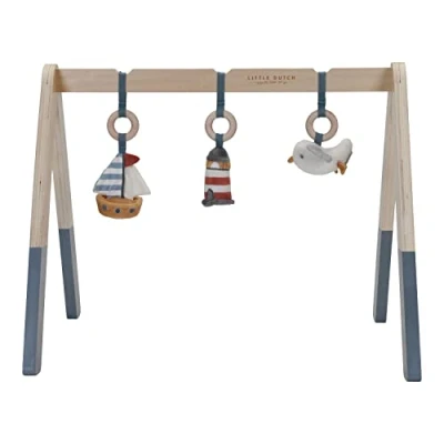 Imagen de Little Dutch 8610 Trapo de madera para bebé (70 x 21,5 40 cm), color azul