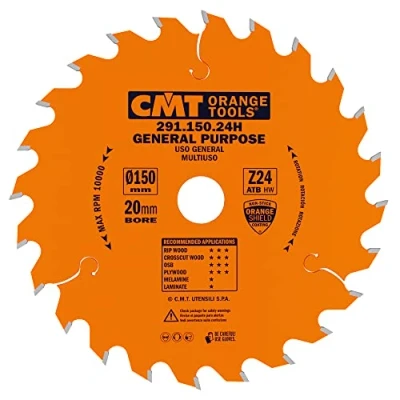 Imagen de CMT Orange Tools 291.150.24H Sierra circular 150x2.4x20 z 24 atb 15 grados