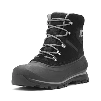 Imagen de Sorel Buxton Lace Boot WP, Botas para Nieve Impermeables, Hombre, Black/Quarry 2023/2024, 40 EU