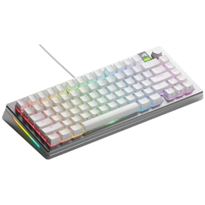 Imagen de Glorious Gaming GMMK 3 Pro: anpassat mekaniskt tangentbord, 75% TKL, modulärt aluminiumhölje Och packningssystem, utbytbara MX brytare, ljuddämpande skum, anpassade tangenter, USA QWERTY Silver