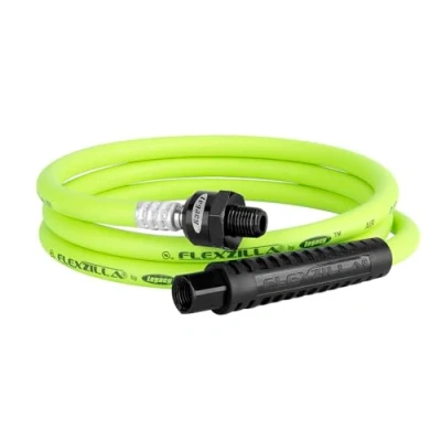 Imagen de Flexzilla Whip de Rótula Aire Manguera, 3/8 &quot;x 4 ft. (1/4 en. MNPT bola giratorio X 1/4 FNPT extremos), resistente, ligera, híbrida, ZillaGreen hfz3804yw2b