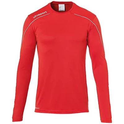 Imagen de uhlsport Stream 22 Trikot Langarm Sudadera De Entrenamiento, Hombre, Rojo/Blanco, L