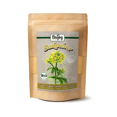 Imagen de Biojoy Mostaza en polvo BIO (250 g), Semillas de molidas (Sinapis alba)