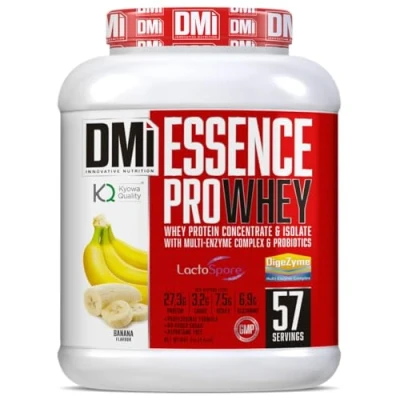 Imagen de DMI Proteína ESSENCE PRO WHEY de Suero con DigeZyme® y LactoSpore® (2 Kg, Plátano)