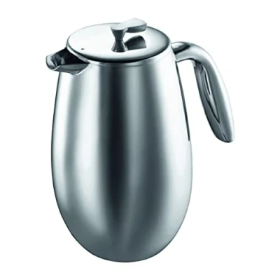 Imagen de Bodum Columbia 8 Cups 1 L Cafetera y tetéra, Jarra térmica, Acero, Brillante, 1.0 litros (34 Onza)