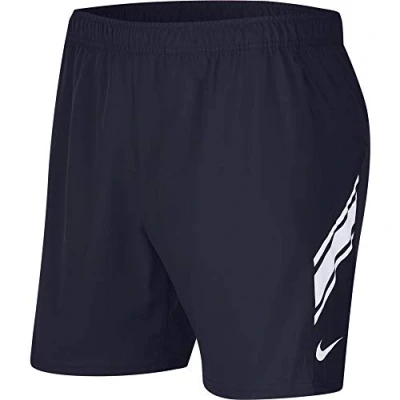 Imagen de Nike M Nk Dry Short 7in Pantalones Cortos de Deporte, Hombre, Obsidian/White/(White), 2XL