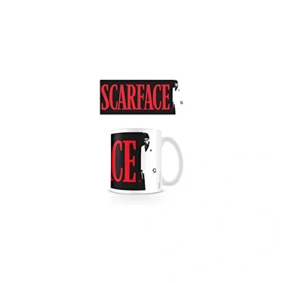 Imagen de Cartoon Network MG22607 Taza de cerámica, diseño Vaca y Pollo Scarface Logo