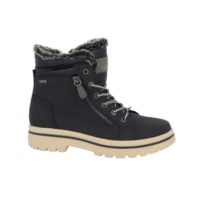 Imagen de TOM TAILOR 4290604, Botas Cortas al Tobillo Mujer, Azul Marino, 38 EU