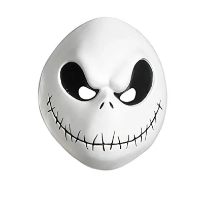 Imagen de Disguise Mens Máscara de disfraz Jack Skellington en «La Pesadilla antes Navidad». Multi Talla única