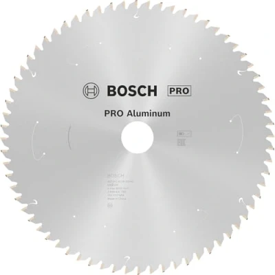 Imagen de Bosch Professional Disco de sierra circular Standard for Aluminium (aluminio, 254 x 30 2,4 mm, 68 dientes, accesorio sin cables)