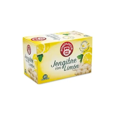 Imagen de Pompadour Infusion Jengibre con Limón, 20 Bolsitas