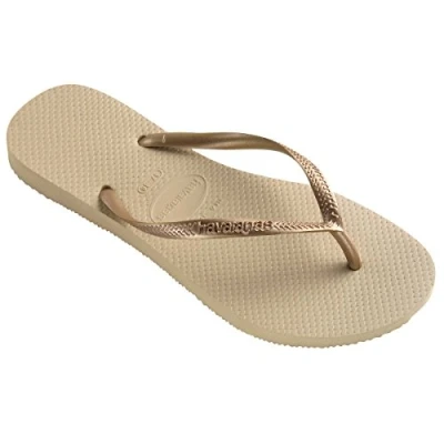 Imagen de Havaianas Slim (Mini Me), Sandalias Niñas, Sand Grey/Light Golden, 25/26