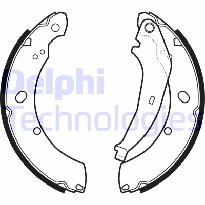Imagen de Juego de zapatas freno DELPHI LS2136