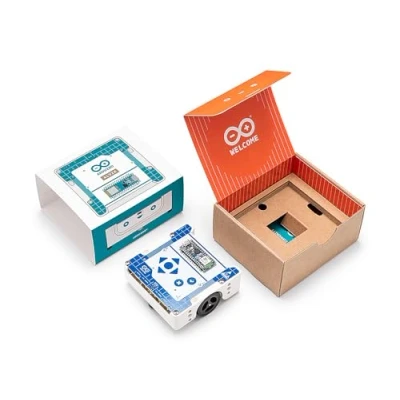 Imagen de Arduino Alvik [AKX00066] Robot programable oficial Compatible con MicroPython Powered Nano ESP32 Seguimiento de línea distancia y múltiples sensores Conectores para Lego Technic