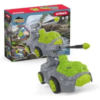 Imagen de schleich 42670 Crashmobil de piedra con minicriatura, a partir 7 años, ELDRADOR CREATURES playset, 17 piezas