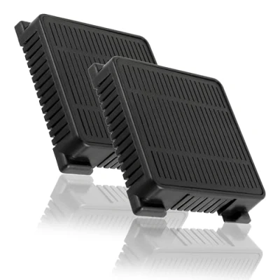 Imagen de CDDCWZ Filtro de carbón activado para frigoríficos Liebherr sustituye a 7440021 00 [9096989, 988246001, 988246000, 9882429] (negro, 2 piezas)