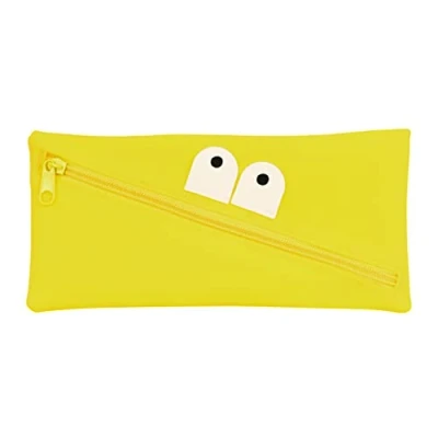 Imagen de Safta Portatodo Caritas, Estuche Infantil, Niño, Ideal para Niños en Edad Escolar, Cómodo y Versátil, Calidad Resistencia, 22x1x11 cm, Color Amarillo