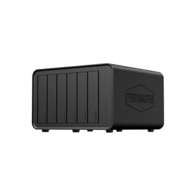 Imagen de TERRAMASTER F6 424 Almacenamiento NAS 6Bay N95 CPU Quad Core, 8GB DDR5 RAM, Dual 2.5GbE Ports, Network Attached Storage con Alto Rendimiento (Diskless)