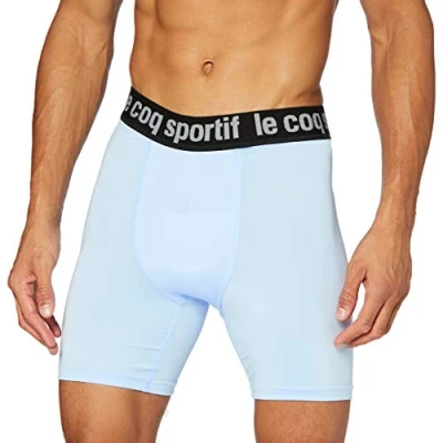 Imagen de Le coq Sportif Training Smartlayer Short M Pantalón Corto, Hombre, Blue, XS