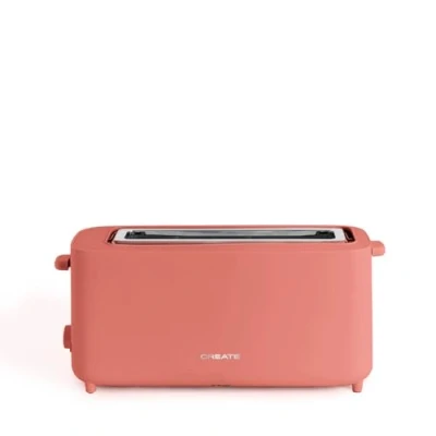 Imagen de CREATE/TOAST STUDIO XL/Tostador de pan terracota / 6 Niveles potencia, bandeja recogemigas, termostato, descongelación, sistema seguridad, 950W