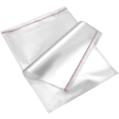 Imagen de MGE 100 Bolsas de Celofán 25x25 Transparente para Regalos, Ropa, Chuches Plástico con Cierre Transparentes Autoadeshivas Pack (25 x 25 cm)