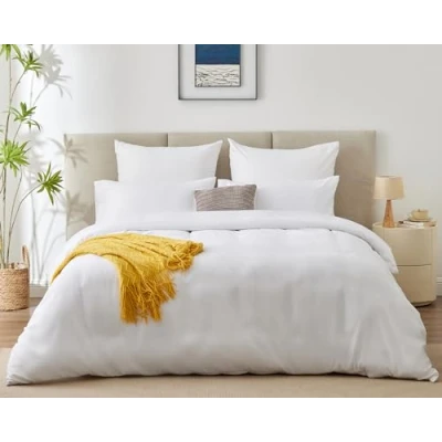 Imagen de WAVVE Funda Nórdica 220x240 cm 1pc con Almohada 65x65 2pcs, Blanco